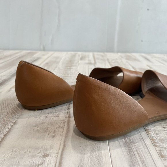 Madewell Thea Sandals Leather Flats Open Toe Shoes - Picture 5 of 9